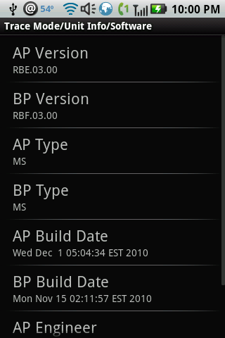i1 Trace Mode Showing Firmware Version i1 Trace Mode Showing Firmware Version